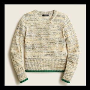 J Crew Space Dye Crewneck Sweater NWT